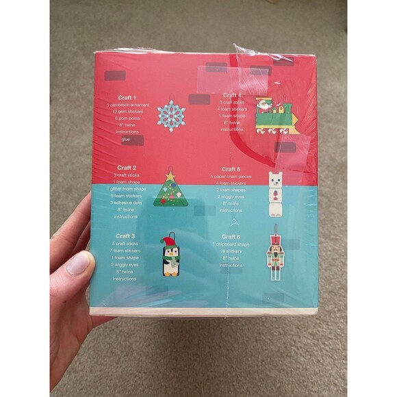 Mondo Llama 12 Days of Crafting Kids Christmas Holiday Ornaments DIY Art Set NIB - Picture 2 of 7